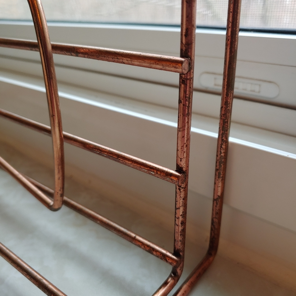 Vintage Metal Book Rack - Picture 3 of 6
